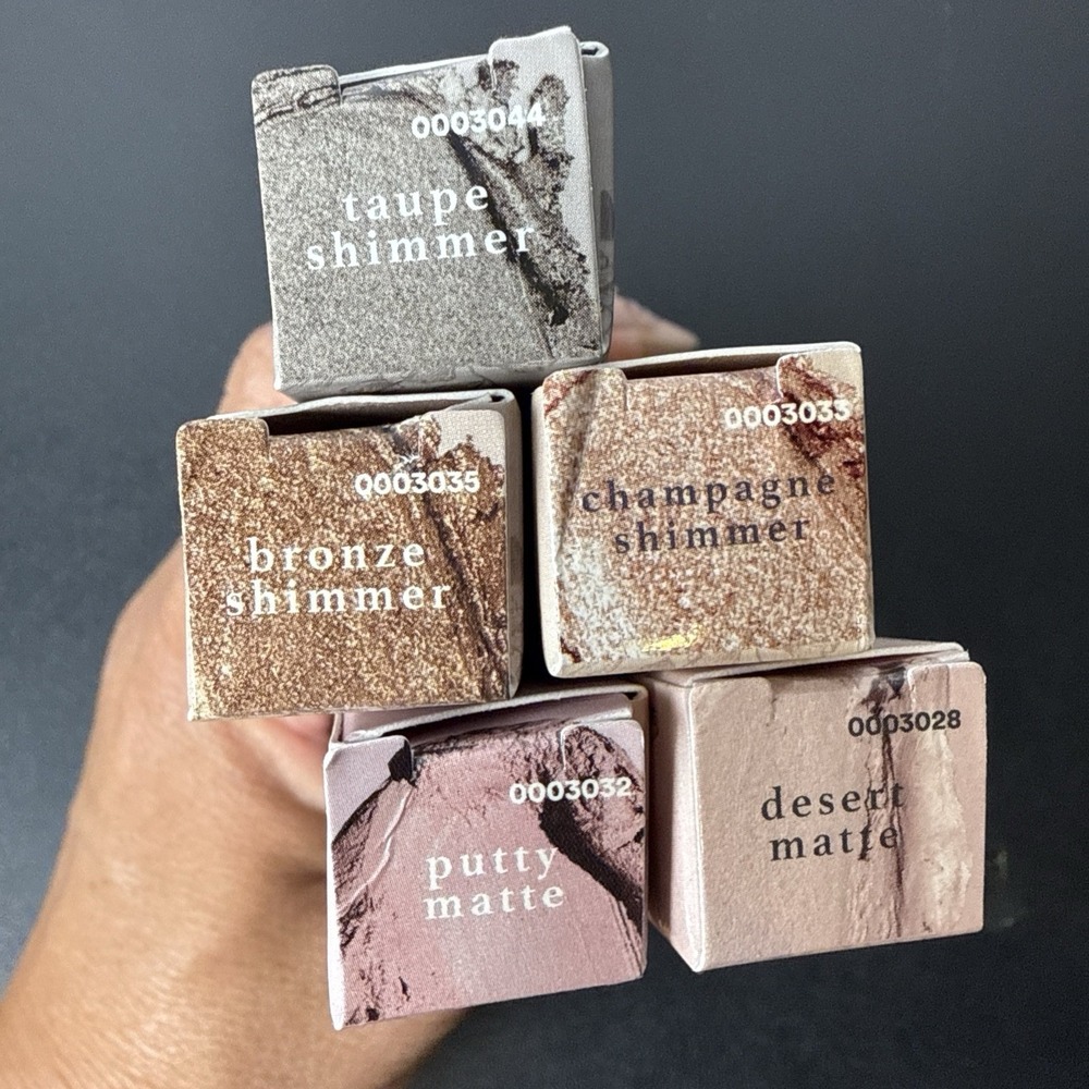 Julep Eyeshadow 101 Crème-to-Powder Waterproof Sticks Matte & Shimmer Lot 5 NIB